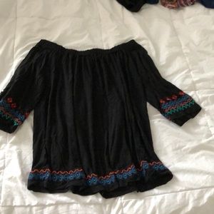 Off the shoulder top